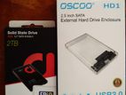 Addlink 2TB Sata SSD With 2.5 Laptop HDD Enclosure