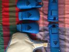 Adidas Wkf Approved Karate Pad Full Set Blue Colour