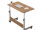 Adjustable Bedside Laptop Stand Table with Wheels