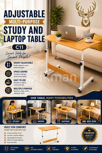 Adjustable Laptop Table for Sale | Colombo 14 | ikman