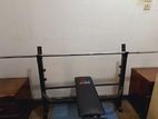 Weight Bench with Bar