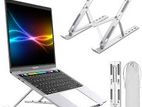 Adjustable Stainless Steel Laptop Stand & Pouch