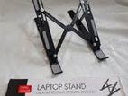 Adjustable Stainless Steel Laptop Stand With Pouch