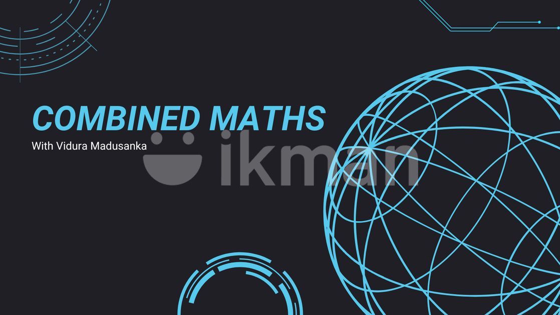 Level A Post Advanced Level - Combined Maths Class | Malabe | ikman