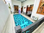 (AFA345) Swimming Pool With Luxury 03 Story House Sale At Talwathugoda