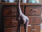 African Wood Giraffe Show Piece (3 ft)