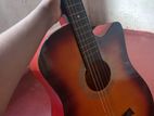 AGELIN Acoustic Guitar With Bag New String Set - Brand Condition