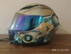 BMW S1000RR Bike Design Gold Colour Edition Full Face Helmet