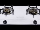 AIKO Stainless Steel 2 Burner Gas Cooker