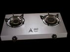 AIKO Super Stainless Steel 2 Burner Gas Cooker