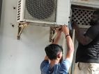 Air-conditioner water leak repair service installation