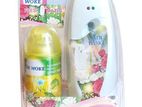 Air Freshener Fragrance Spray Dispenser and Refill