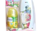 Air Freshener Fragrance Spray Dispenser and Refill set