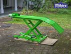 Air Hydraulic lift motor bike lifting table motorbikes service jack ramp