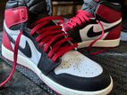 Nike Air Jordan 1 Retro High OG Black Toe Reimagined Shoe