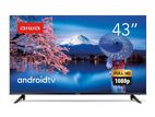 AIWA Japan 43" Smart Android FHD LED Frameless TV| Ultra Bass