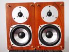 Akai QX-3700 Vintage Bookshelf Speakers Pair – 4 Ohm 20W Wooden Cabinet