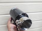 AKRAPOVIC STYLE BLACK CARBON FIBRE SINGLE EXHAUST TIP