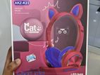AKZ KZ3 Cat Ear Headphones - Red