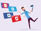 All Business ''Social Media'' Video Advertisement Create & Voice