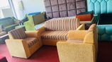 All Fabric Modern Sofa