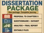 ALL-IN-ONE RESEARCH, THESIS & DISSERTATION SUPPORT PACKAGE