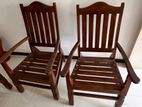 Almost Brand New Condition Solid Teak Wood Chairs