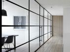 Aluminium and Glass Partition Work