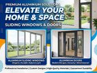 aluminium doors with windows