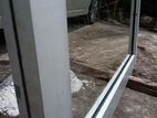 Aluminum door with frame