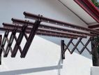 Aluminum Retractable Wall-Mounted Cloth Rack