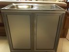 Aluminum Sink With Cabinet
