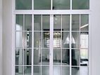 aluminum/tempered glass/cladding