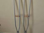 Aluminum underarm crutches