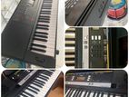 අලුත්ම තත්වයේ Yamaha / Ym Casio Keyboards ( With power adaptor )