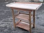 Alvisia wooden rack tables