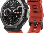 Amazfit T-Rex 3 Rugged GPS Smart Watch - Black & Red