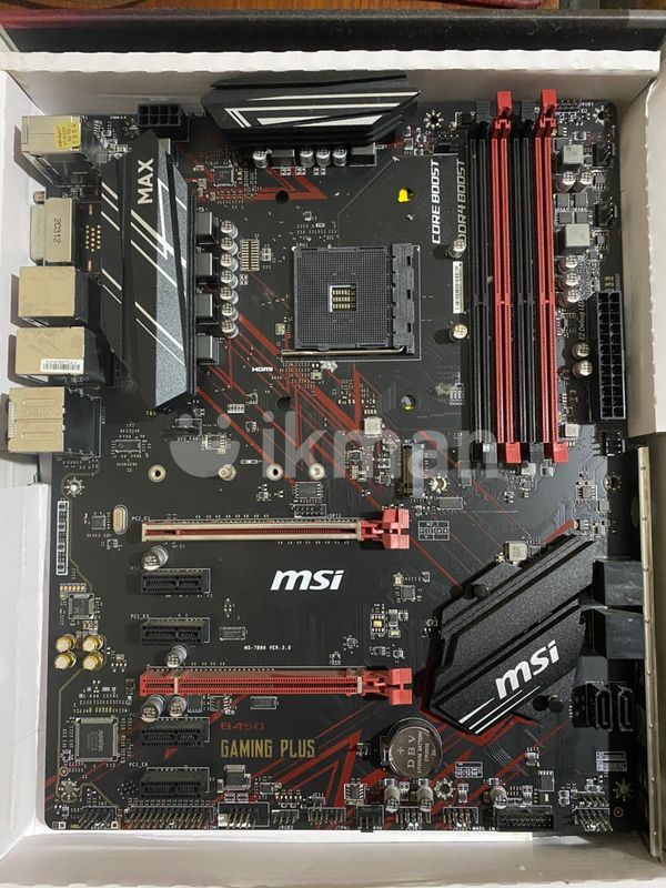 B450 Ryzen 3600 Plus Motherboard AMD Ryzen 3600 (No Stock Wraith