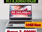 AMD Ryzen 7 -5800H 16GB DDR4 RAM 512GB NVMe GeForce RTX 3060/6GB