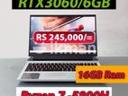AMD Ryzen 7 5800H 16GB DDR4 RAM 512GB NVMe GeForce RTX 3060/6GB Laptop