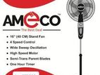 Ameco 16" Stand Fan with 01 year warranty