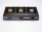 Amilex Nonstick 3 Burner Gas Cooker
