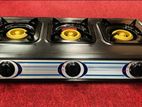 Amilex Nonstick 3 Burner Gas Cooker