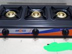 Amilex Nonstick 3 Burner Gas Cooker