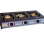 Amilex Nonstick 3 Burner Gas Cooker