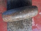 Old Grinding Stone with Roller