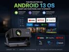 Android 13 Smart OS Portable Projector