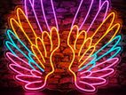 Angel Wings Multicolor LED Neon Light for Wall Decor