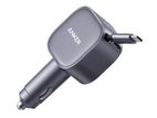 Anker 2-in-1 Nano 75W Car Charger with Retractable Built-in USB-C Cable