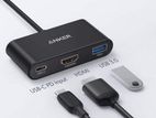 Anker 3-In-1 Usb-C Hub 100 W(new)